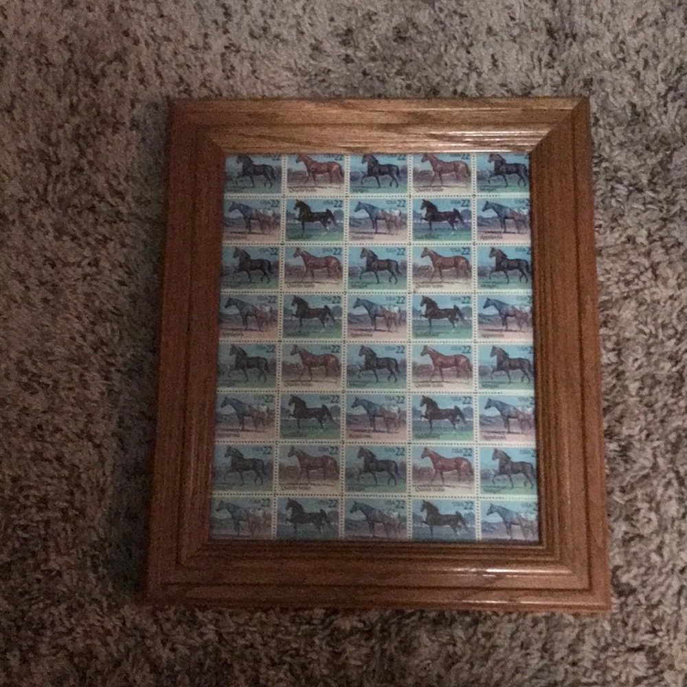 Vintage 1960 horse stamps